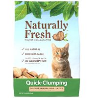 Naturally Fresh Walnut Shell Cat Litter - Quick-Clumping 14 LB