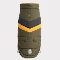Go Fresh (GF) Pet Alpine Puffer Dog Jacket Dark Khaki XL
