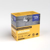 Healthy Paws Raw Dog Food - Chicken Complete Dinner 8 lb