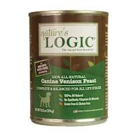 Nature's Logic Venison Can for Dogs 13.2 oz Single