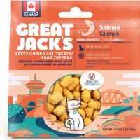 Great Jack's Freeze-Dried Cat Treats & Food Topper - Salmon