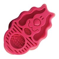KONG Zoom Groom Rubber Brush Raspberry Regular
