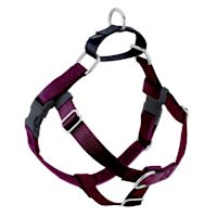 2 Hounds Freedom No-Pull Dog Harness - Burgundy M 5/8"