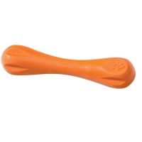 West Paw Dog Toy Zogoflex HURLEY Tangerine L 8.25"