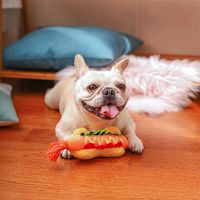 HugSmart Food Party Dog Toy - Hot Dog