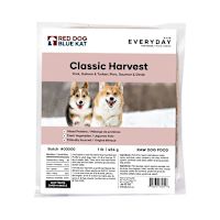 Red Dog Blue Kat Raw Dog Food - Everyday Raw Classic Harvest 1 lb (4 x 1/4 lb)
