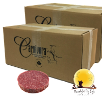 Carnivora Beef Dinner Raw Dog Food with veg 2x 24 lb BULK