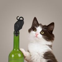Stop Kitty Wine Bottle Stopper