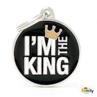 My Family Custom Pet ID Tags - Charms I'm The King L