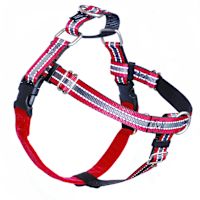 2 Hounds Freedom No-Pull Dog Harness - Reflective Red XL 1"