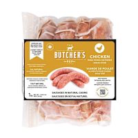 The Butcher's Pup Frozen Sous-Vide Dog Food - Chicken Sausages 1 lb