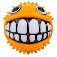 KONG Grinz Puffer Fish Dog Ball Toy