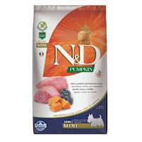 Farmina N&D Dog Kibble - GF Pumpkin Lamb & Blueberry Adult Mini 2.5 kg