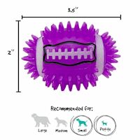 Gnawsome Dog Toy Squeak & Light Football 3.5"
