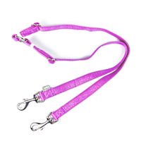 ppark i-Series Coupler Double Dog Lead/ Leash Mulberry L