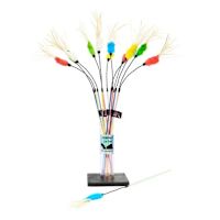Vee PURRfect Feather Bouncer Cat Teaser Toy 18" Wand