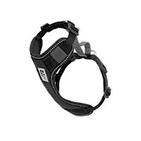 RC Pets Moto Control Dog Car Harness Black & Grey L