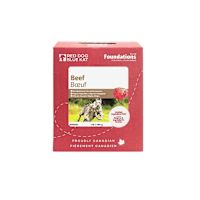 Red Dog Blue Kat Raw Dog Food - Beef Foundations (with veggies, no tripe) 1 lb