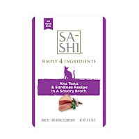 Rawz Pet Food Sa-Shi Cat Topper - Aku Tuna & Sardines 50 g Case of 8