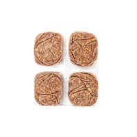 Red Dog Blue Kat Raw Dog Food - Beef Foundations (with veggies, no tripe) 1 lb (4 x 1/4 lb)