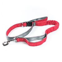 ppark AirFit Shock-Absorbing Dog Leash Red Denim 2.5 cm (L)