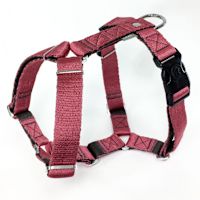 ppark AIR Bamboo Charcoal Dog Harness Burgundy XL