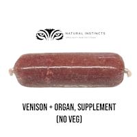 Natural Instincts Raw Cat Food - Venison with Organ & Supplement NO Veg 250 g