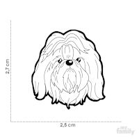 My Family Custom Pet ID Tags - Friends Shih Tzu