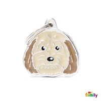 My Family Custom Pet ID Tags - Friends Cockapoo