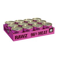 Rawz Pet Food Cat Pate Cans - 96% Beef & Beef Liver 5.5 oz Case of 24