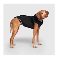 Canada Pooch Torrential Tracker Dog Rain Coat - Black 12"