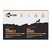 Iron Will Raw Frozen Dog Food - Original Turkey Dinner 12 lb