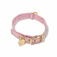 Found My Animal Canvas Collar for Dogs & Cats - Light Pink L