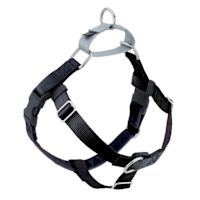 2 Hounds Freedom No-Pull Dog Harness - Black M 5/8"