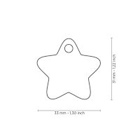My Family Custom Pet ID Tags - Charms Star