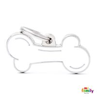 My Family Custom Pet ID Tags - Classic White Bone L