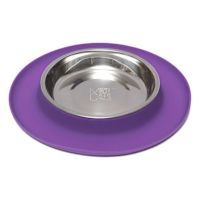 Messy Mutts -  Silicone Cat Feeder  Purple