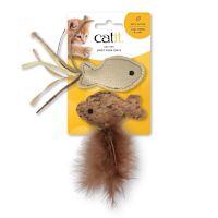 Catit Rafia & Feather Cat Toy w/ Catnip