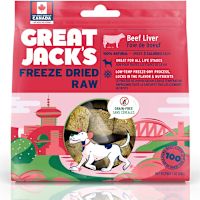 Great Jack's Freeze-Dried Raw Dog Treats - 100% Beef Liver 1 oz