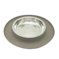 Messy Mutts -  Silicone Cat Feeder  Grey