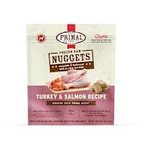 Primal Frozen Raw Dog Food - Canine Turkey & Salmon Nuggets 3 lb