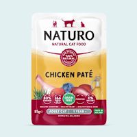Naturo Wet Cat Food - Grain-Free Chicken Paté 85 g  Single
