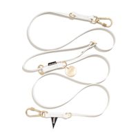 Found My Animal Adjustable Water Resistant Dog Leash - White M