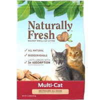 Naturally Fresh Walnut Shell Multi-Cat Clumping Litter - Unscented