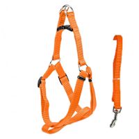 ppark Junior Puppy Harness & Leash Set Orange S