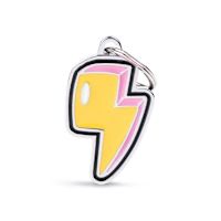 My Family Custom Pet ID Tags - Charms Thunderbolt