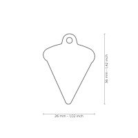 My Family Custom Pet ID Tags - Foodie Charms  Pizza
