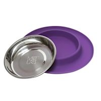 Messy Mutts -  Silicone Cat Feeder  Purple