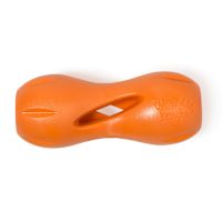 West Paw Dog Toy Zogoflex QWIZL Tangerine S 5.5"