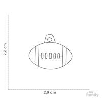 My Family Custom Pet ID Tags - Charms American Football M